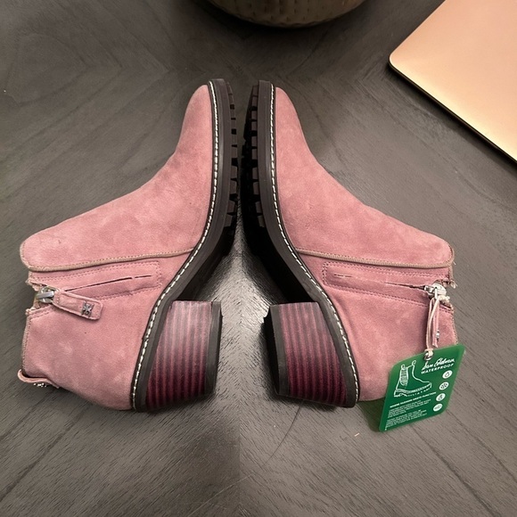 Sam Edelman - Pryce Womens Waterproof Ankle Boots - Picture 5 of 9